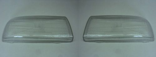 Vw volkswagen vento headlight glass lens pair ( left + right ) 1992 - 1998