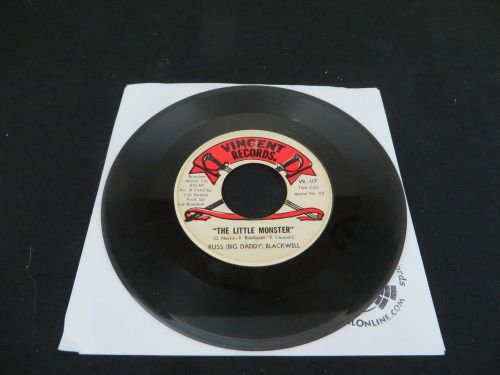 Vincent Records: Russ (Big Daddy) Blackwell 7&#034; Vinyl Record VG-, VR-117