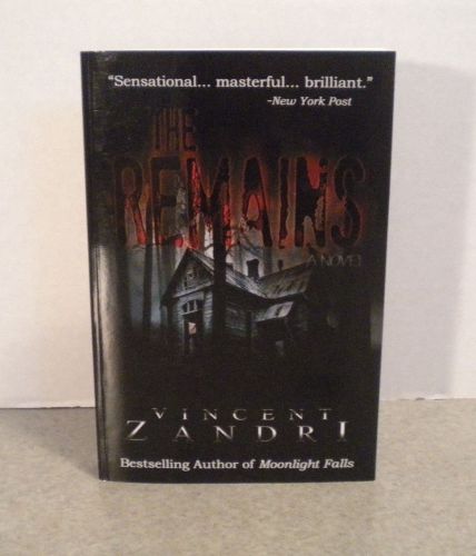 The Remains by Vincent Zandri (Paperback StoneHouse Ink 2010) Excellent