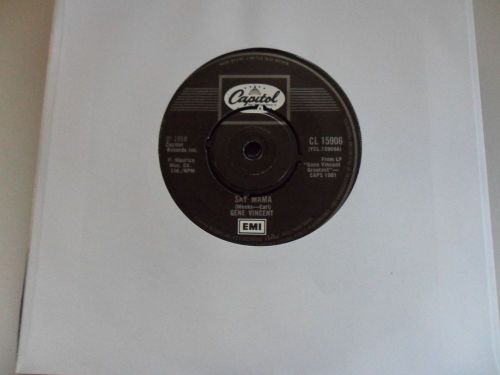 Gene vincent  say mama  7&#034; vinyl