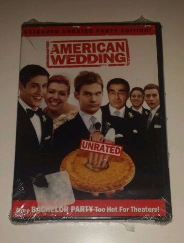 American Wedding DVD - Unrated - New, Sealed - Biggs, Hannigan