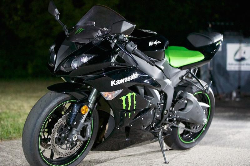 2009 Kawasaki Ninja ZX-6R Monster Energy Sportbike 