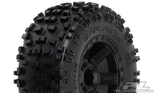 Proline badlands 2.8&#034; all terrain tires mounted on desperado black wheels