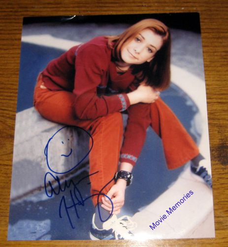 Buffy the Vampire Slayer~How I Met Your Mother ALYSON HANNIGAN SIGNED IN PERSON
