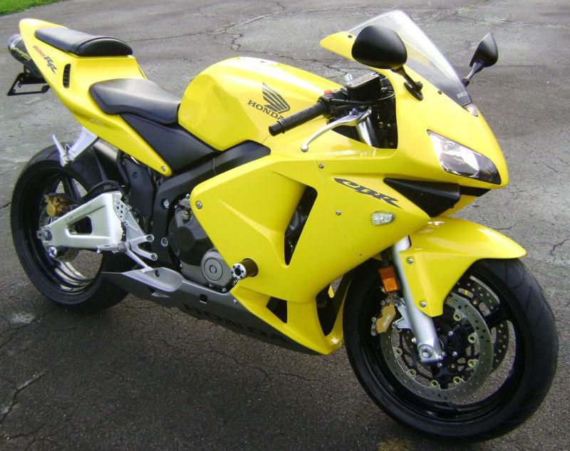 2003 HONDA CBR600RR LOW MILES! EXCELLENT CONDITION! YELLOW CBR 600 RR MOTORCYCLE