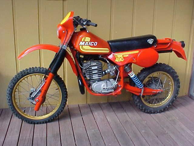 1981 MAICO GS 490, EXTREMELY RARE, SHOW BIKE, BELONGS IN A MUSEUM OR COLLECTION