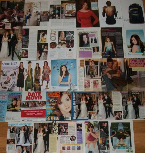 20+ alyson hannigan full paged magazine clippings photos articles lot