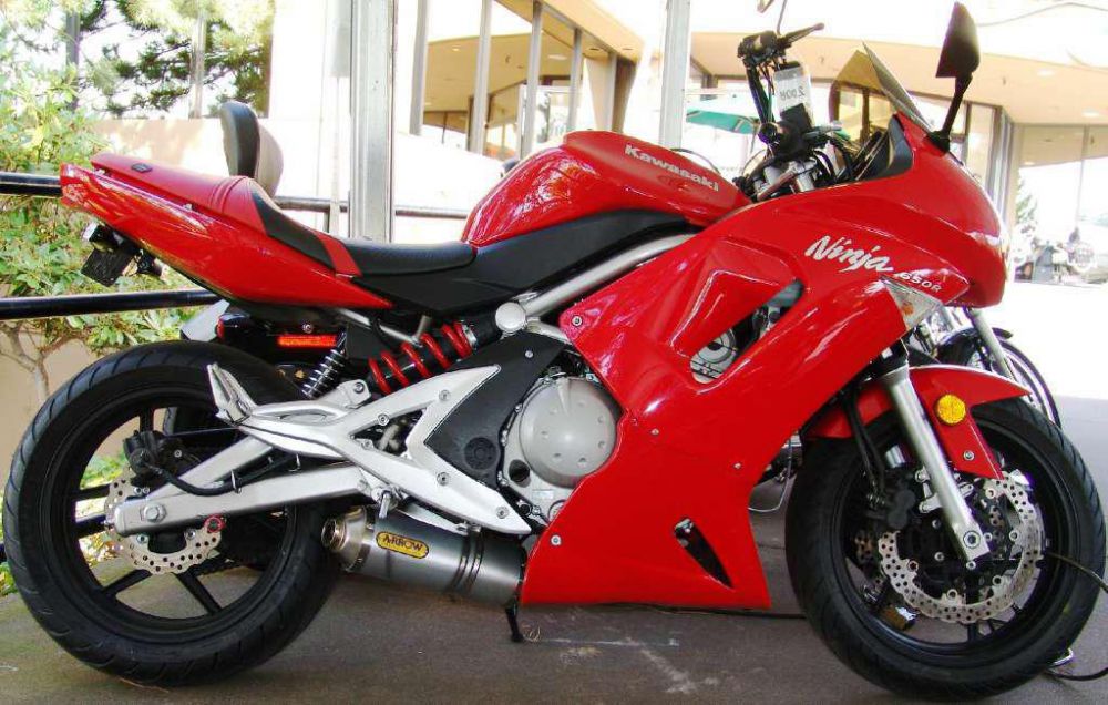 2007 kawasaki ninja 650r  sportbike 