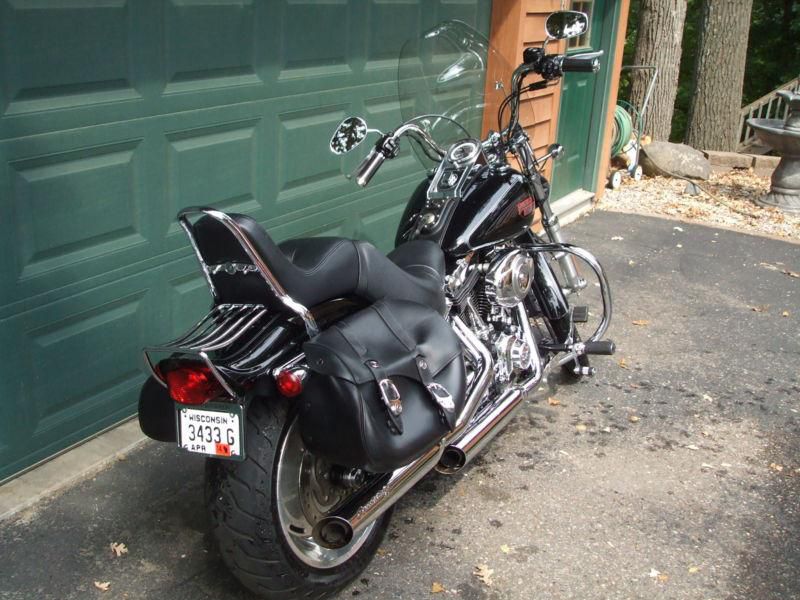 2007 Black Harley Davidson FXSTC Softail Custom Motorcycle