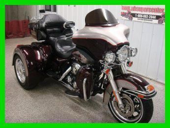 2007 FLHTCU ULTRA CLASSIC TRIKE BLACK CHERRY AND PEWTER IN COLOR XTRAS GR8 DEAL!
