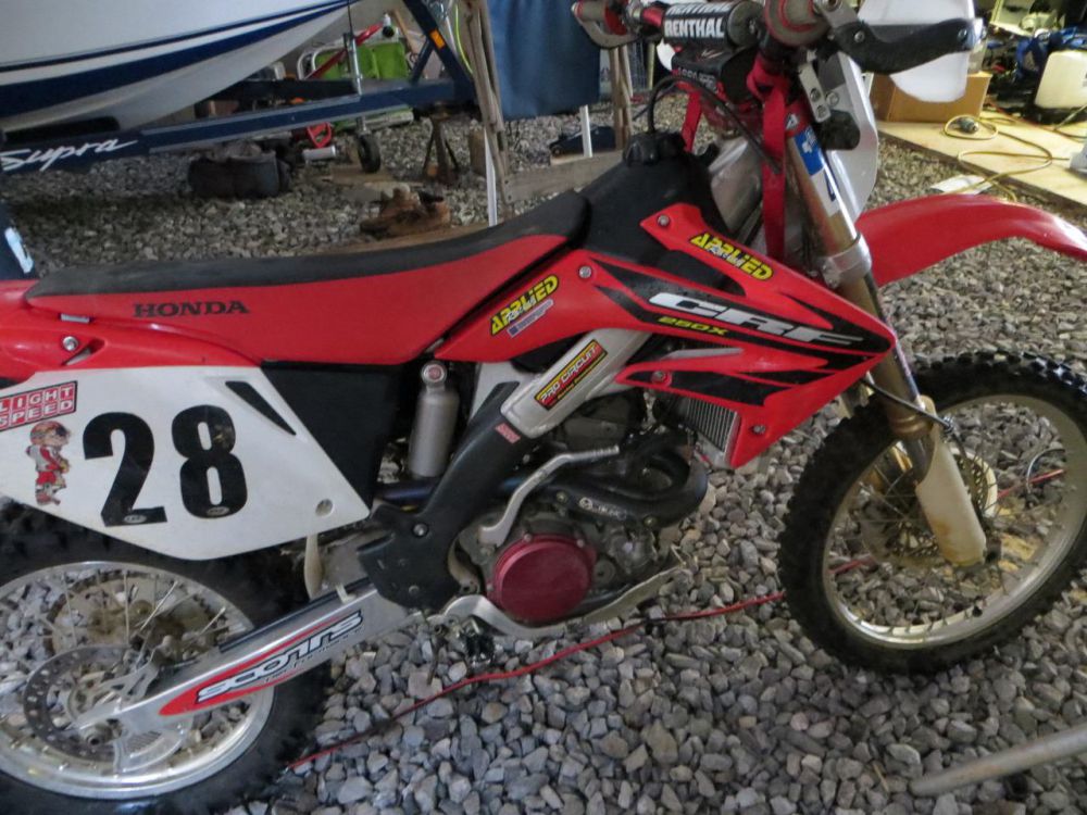 2004 honda crf 250x dirt bike 