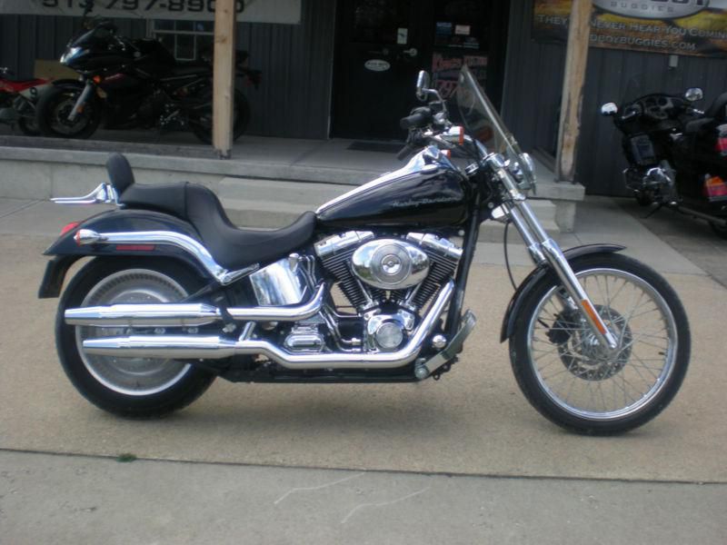 2001 Harley Davidson FXSTDI Softail Deuce, 16,000 Miles, Black, Lots of Chrome!!