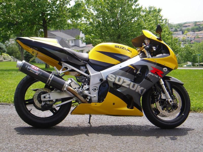 03 GSXR-750 Yellow\Grey\Black Excellent Condition - SERIOUS BUYERS ONLY