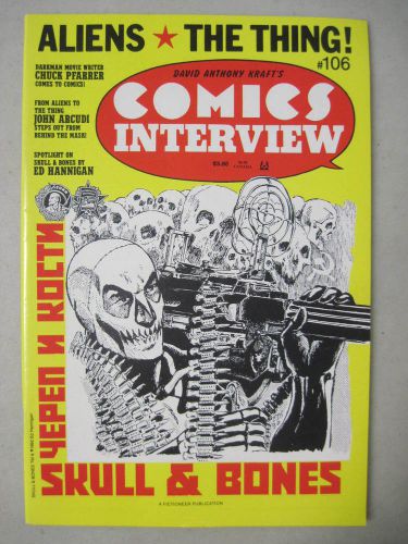 COMICS INTERVIEW #106 ALIENS THE THING JOHN ARCUDI SKULL &amp; BONES ED HANNIGAN