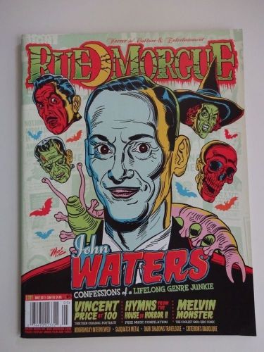 Rue morgue #111   hi grade   vincent price  john waters      magazine _h