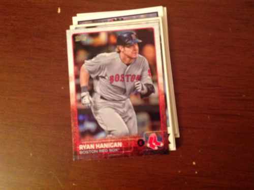 2015 Topps Baseball Rainbow Foil Parallel #448 Ryan Hannigan Boston Red Sox Card