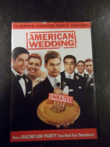 American Wedding (DVD, 2004, Full Frame Unrated (Jason Biggs, Alyson Hannigan)