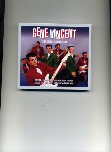 GENE VINCENT - THE SINGLES COLLECTION - 3 CDS - NEW!!