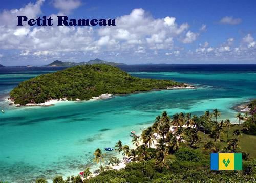 Saint vincent and  grenadines petit rameau caribbean new postcard