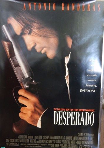 1995 Desperado Original Single Sided 27x40 Movie Poster Antonio Banderas