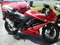 2012 Ninja Kawasaki 250cc LOW MILES (132 miles) RED