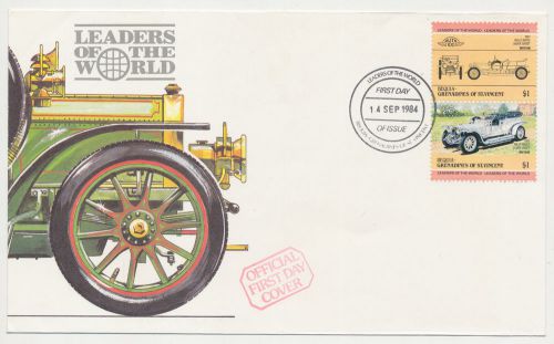 Leaders of the world first day cover - bequia grenadines of st vincent 1984