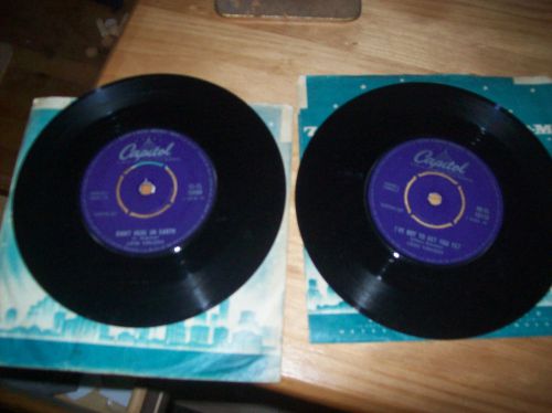 Two gene vincent 45s/uk bidders only