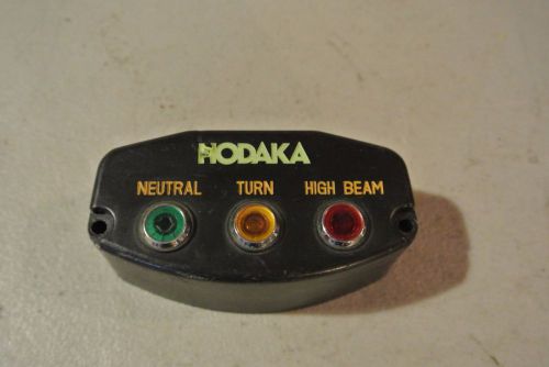 Vintage Hodaka Motorcycle Indicator Light Panel Dash