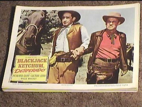 Blackjack ketchum desperado 1956 lobby card #4 western