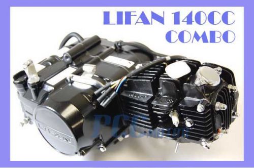LIFAN 140CC ENGINE MOTOR 4 UP + OIL COOLER DIRT BIKE 107 125CC I EN22-COMBO