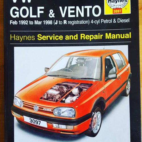 VW MK3 Golf &amp; Vento Haynes manual