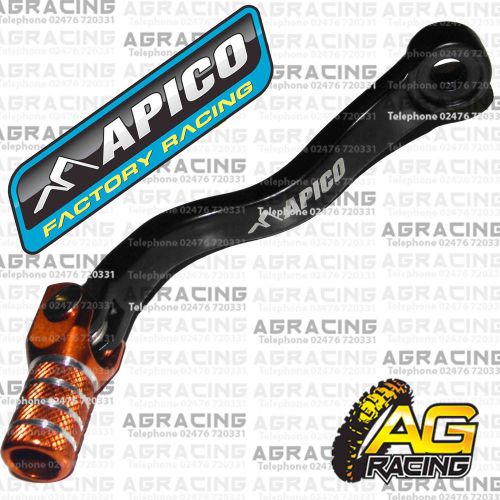 Apico Black Orange Gear Pedal Lever For Husaberg TE 250 2011-2015 MotoX Enduro