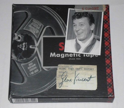 Gene vincent &#034;the outtakes&#034; bear family 6cd box