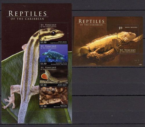 St.Vincent &amp; The Grenadines 2013 Animals Reptiles Lizards MNH