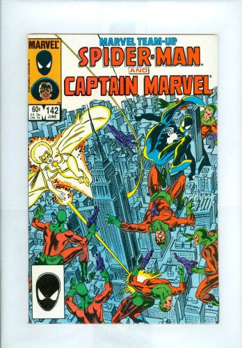 Marvel Team-Up #142 NM- Hannigan Wiacek LaRocque Spider-Man Captain Marvel