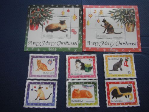 St. Vincent &amp; Grenadines-Art-Painting-Christmas painting-1998-complete set