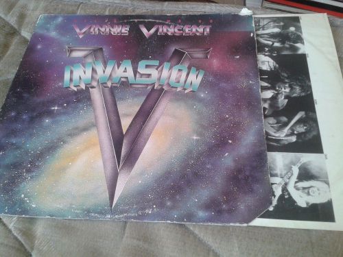 Vinnie vincent( kiss ) invasion all systems go usa pressing 12&#034; lp 1988