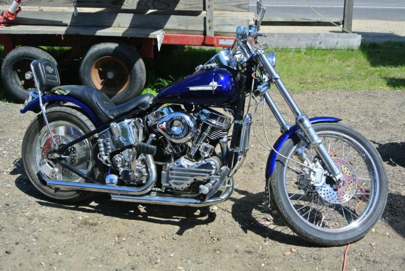 1950 Vintage Custom Built Harley Davidson Panhead Motorcycle- NICE!!