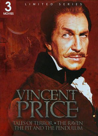 Vincent Price DVD Tales of Terror The Raven Pit and the Pendulum 3-Movie Boxset