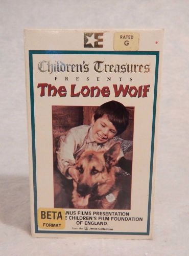Betamax Beta THE LONE WOLF Children&#039;s Treasures 1972