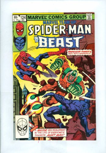 Marvel Team-Up #124 VF- Hannigan Gammill Esposito Spider-Man Beast Prof Power